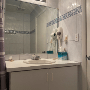 1 bedroom - bathroom vanity